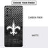 NFL New Orleans Saints Black & White Galaxy S20 Plus Skin